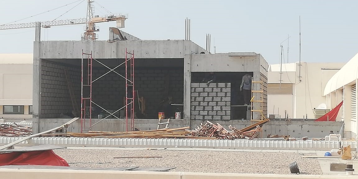 Construction of Pnuematic system plant