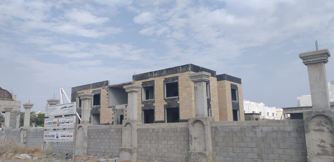 Construction of residential villa