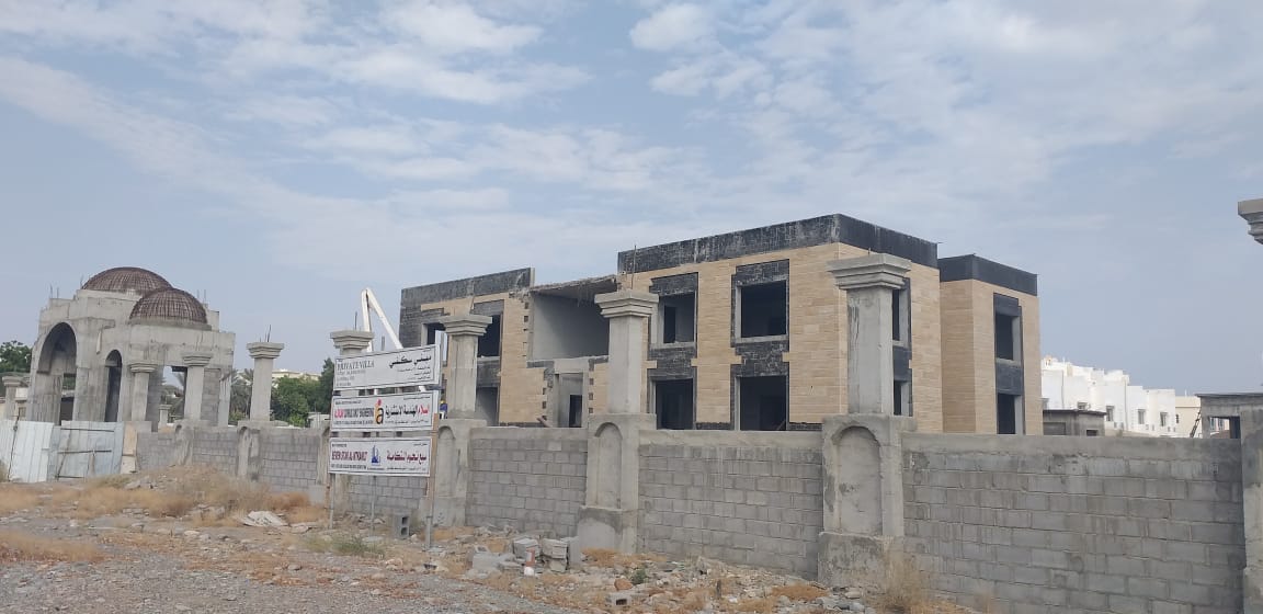 Construction of residential villa